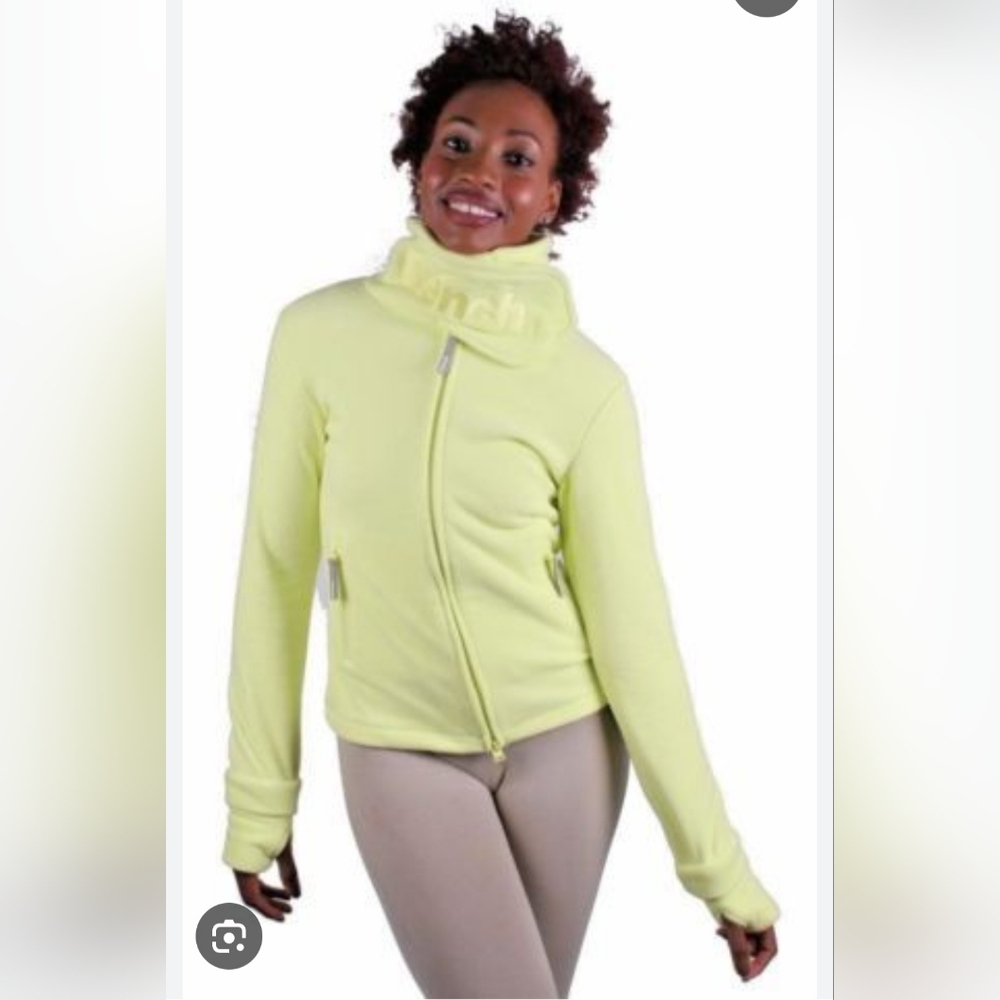 Bench Fleece Neon Tall Neck Jacket Size M
